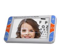 SGFVBNG Lente di ingrandimento video con zoom 3-48x, ausilio per la lettura digitale da 12,7 cm, uscita AV/TV/HDMI, 26 modalità di colore, per leggere, scrivere, visualizzare mappe, libri