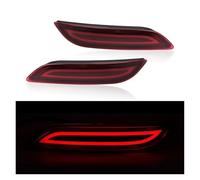 SGHFUVE Faretti Fendinebbia Per Toyota Per Camry 2018-2022 2023 2024 12V LED Paraurti Riflettore Luci Dinamiche Indicatore Direzione Posteriore Fendinebbia Coda Freno Luce(Red B)