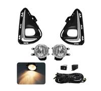 SGHFUVE Faretti Fendinebbia Per Toyota Per Corolla Per Axio 2018 2019 2020 2021 Gruppo Fari Fendinebbia Griglia Cavi Fari Cornice Pulsanti Coperture Cromate A LED(Halogen)