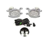 SGHFUVE Faretti Fendinebbia Per Toyota Per RAV4 Per RAV 4 2023 2024 Faro Fendinebbia Copertura Fendinebbia Griglia Cornice Interruttore Fari Fendinebbia Anteriori A LED(White fog and wire)