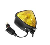 SGHFUVE Fari Della Motocicletta Per Chopper Per Cruiser | Per Bobber Custom Universal Vintage Faro Per Moto Retro Triangolo Anteriore