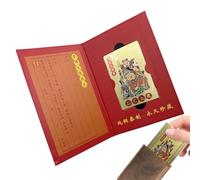 Sghtil 2025 Tai Sui Card,Carta di benedizione Tai Sui 2025 - Anno del serpente Taisui,2025 Carta d'oro cinese per buona, buon successo e protezione