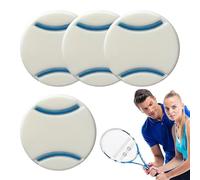 Sghtil Ammortizzatore per racchette da tennis, 4 pezzi, in silicone, assorbe gli urti, per racchette da squash, facile da installare, antivibrazioni per padre, fidanzato