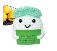 Sghtil Bambola da golf a maglia da golf - bambola divertente all'uncinetto - souvenir peluche da 6 cm, adorabile giocattolo farcito per Natale, compleanno, laurea