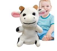 Sghtil Bambole della famiglia delle dita per bambini piccoli, bambole da fattoria, bambole morbide da mano | Farm Small Figure giocattolo piccola storia festa favori per bambini e di gioco