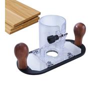 Sghtil Base Per Router E Trimmer | Piastra Di Base Protettiva Trasparente Per Router | Utensili Manuali Per Intaglio Incisione Lettere Scanalatura