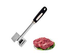 Sghtil Batticarne | Batticarne Gourmet in acciaio inox, manuale resistente, strumento per intenerire bistecca manzo e pesce