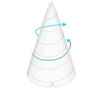 Sghtil Bobina di avvolgimento per filo di rame, stampo da giardinaggio per antenna elettrica, stampo a spirale per piante, per interni, fattoria, giardino, vaso di fiori e verdure all'aperto