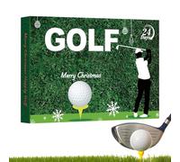 Sghtil Calendario dell'Avvento - Set di accessori da golf per 24 giorni, giocattolo per il conto di Natale - per donne, uomini, adolescenti, ragazze, papà, marito e amanti dello sport