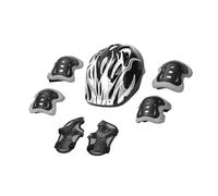 Sghtil Casco e pastiglie per skateboard - Attrezzatura protettiva per bambini Breakdance, casco regolabile e kit di imbottiture per baseball, hockey, skateboard, breakdance, bici, sport all'aria