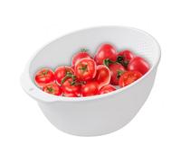 Sghtil Ciotola scolapasta per la pulizia della frutta, per uso alimentare, per verdure, riso, utensile da cucina versatile