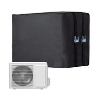 Sghtil Copertura invernale per condizionatori d'aria - Copertura per condizionatori d'aria per esterni impermeabile,Copertura protettiva isolata con fibbie regolabili per protezione del condensatore