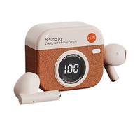 Sghtil Cuffie senza fili | Auricolari Intra-ear semi-inserto con controllo tattile | lunga durata riduzione del rumore custodia di ricarica per casa viaggio giochi telefoni adulti uomini