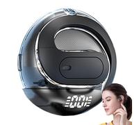 Sghtil Cuffie wireless portatili con gancio per l'orecchio, cuffie wireless di qualità audio chiaro e compatte con assistente vocale per ascoltare canzoni quotidiane, inseguire drammi