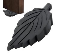 Sghtil Cuneo per porta a forma di foglie, stile a cuneo, con protezione anti-urto flessibile, per camera da letto, ufficio, dormitorio