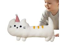 Sghtil Cuscino per il corpo in peluche di gatto, lungo gatto, body pillow, morbidi e, giocattolo di peluche di gatto, giocattolo abbraccio, decorazioni natalizie per fidanzata e