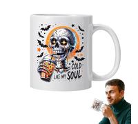 Sghtil da caffè in ceramica di Halloween, da caffè e acqua, un incubo prima di Halloween, tazze per casa, cucina, hotel, bar, ristorante