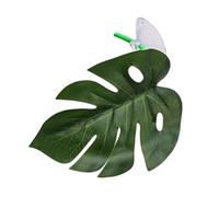 Sghtil Decorazione rettile | Foglia artificiale | habitat sicuro per gli anfibi per hotel, ristoranti, soggiorno, decorazione da tavolo, comodini, feste, cortile