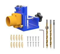 Sghtil Dispositivo per fori di cone, foro per la lavorazione del legno, guide con aspirazione della polvere, per lavori di falegnameria, lavori di bricolage