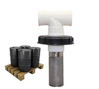 Sghtil Filtro di ingresso per tubo da giardino, tappo filtro per ingresso acqua piovana, tappo per secchio per pioggia per foglie morte