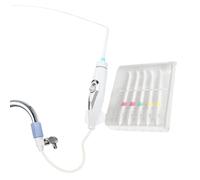 Sghtil Flosser d'acqua per uso familiare, innaffiatrice d'acqua per rubinetto, non elettrico a 6 ugelli | Care Safety pulizia dei denti a lunga durata, personalizzabile