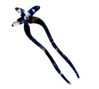 Sghtil Forcine per capelli a forma di U - Starfish Design Hairpin Fork For Buns - Accessori per capelli versatili lunghi e spessi che viaggiano con copertine di navetta per