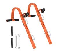 Sghtil Ganci per scale da soffitto, gancio per scale da soffitto | per la pulizia delle finestre - Gancio da soffitto multifunzionale per scale con ruota per prevenzione dei