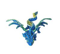 Sghtil Giocattolo Drago Fidget, Drago articolato | Drago stampato 3D portatile da 13 pollici,Figura di drago, oggetti stampati 3D, giocattoli di drago flessibili per la decorazione di auto, ornamento