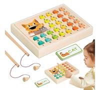 Sghtil Gioco di pesca magnetico, gioco di pesca per bambini, gioco di pesca magnetica per bambini, giocattolo di sviluppo per il giorno del Ringraziamento, riunioni di famiglia
