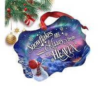 Sghtil Gioielli per l'albero di Natale | Decorazione natalizia in acrilico 2D, per la casa, le vacanze invernali, le finestre, la porta di casa, l'albero, il camino e il