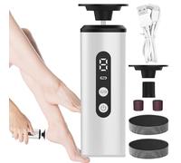 Sghtil Grattugia Elettrica Anticalli per Piedi,Esfoliante per Tacchi Spilli | Pedicure Esfoliante con 9 Velocità per Cura Spa e Preparazione Post-Sandali