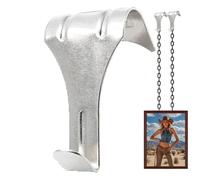 Sghtil Grucce per immagini, ganci per cornice per foto da parete - Gancio da parete per cornice | Decorazione per appartamenti in affitto per arti dello specchio d'arte Pittura su tela