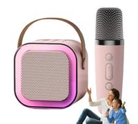 Sghtil Karaoke portatile, macchina per karaoke wireless | microfono con altoparlante wireless | karaoke e microfono wireless dinamico portatile, portatile per feste, canti