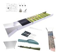 Sghtil Kit di Orpacciamatura - Attrezzature E Strumenti Di Orpacciamatura 1 Set,Sistema di Lavaggio Manuale dell'Oro per Scavo - per Prospezione Collezione scavo Caccia Gemme e Rocce Entusiasti