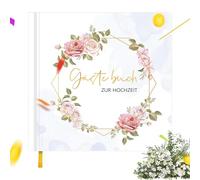 Sghtil Libro degli ospiti per matrimoni, ricevimenti, feste di compleanno, registro degli ospiti - unico libro degli ospiti per feste eleganti libro di accesso per matrimoni, ricevimenti e feste di