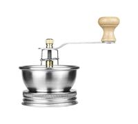 Sghtil Macinacaffè per barattoli di - Macinacaffè manuale da viaggio, in acciaio, macinacaffè con manico, per campeggio e casa all'aperto