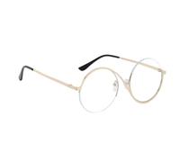 Sghtil Occhiali da sole di protezione UV, lenti ultra leggere - Occhiali da sole eleganti per gli uomini, Eyeglasse retrò semi-senza rimini, per vacanze in spiaggia, attività, Luce Anti-blu Con