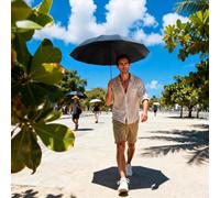 Sghtil Ombrelli Da Pioggia Antivento,Parasole Con Ombra Resistente E 12 Costole UV,Ombrello Pieghevole di Grandi Dimensioni e Leggero | per Esterno Sole Golf Dormitorio Bambini Università Sport Donne