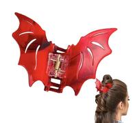 Sghtil Pinzetta per capelli a pipistrello, forcine gotiche, decorazioni antiscivolo, accessori per il terrore per costumi, foto raccapriccianti ed estetica, stregoneria