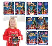 Sghtil Portamonete di Natale per contanti,Portamonete di Natale per contanti,Pupazzo di neve Drago 8 pezzi Carte d'argento Portamonete - Forniture per vacanze carine, Ornamenti di Natale in, C, Se