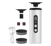 Sghtil Rimozione dei calli Elettrico - Raschietto per tacchi per pelli screpolate | Pediatrica con 9 velocità per viaggi, spa e uso domestico