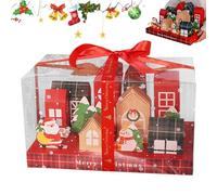 Sghtil Scatole dell'Avvento da riempire, calendario dell'Avvento vuoto 2025, scatola per spuntini di Natale, per cioccolato, fatti a mano, snack, regalo per feste