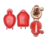 Sghtil Set di 3 stampi per torte natalizie a forma di mano, per torte natalizie, per impasti, torte fatte a mano, per Natale