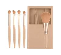 Sghtil Set di pennelli da trucco per donne, dimensioni da viaggio, con cassa e specchio, funzione completa per correttore di polvere di fondazione
