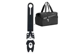 Sghtil Simpatico set di etichette per bagagli, divertenti etichette per bagagli, pennarello con retro scrivibile, per sport, viaggi, campeggio, scuola, tempo libero, escursioni, piscina, asilo