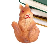 Sghtil Statuetta di coniglio, decorazioni per torta di conigli, realistiche e graziose coniglietti pasquali - Piccola statuetta di coniglio, giocattolo educativo per bambini in età prescolare, scuola