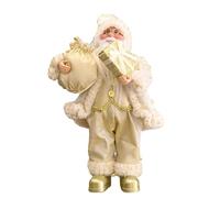 Sghtil Statuine di Babbo Natale, 30 cm, ornamento di Natale, Babbo Natale, statuette di Babbo Natale, statuetta di Babbo Natale, realistica, decorazione di Babbo Natale, statuetta di Babbo Natale