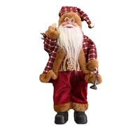 Sghtil Statuine di Babbo Natale, 30 cm, ornamento di Natale, Babbo Natale, statuette di Babbo Natale, statuetta di Babbo Natale, realistica, decorazione di Babbo Natale, statuetta di Babbo Natale