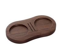 Sghtil Tamping Pad per espresso, supporto in legno per pressatura caffè, 16,7 x 8,8 cm, tappetino pressato per caffè, organizer antiscivolo per tamper per piano di lavoro della cucina
