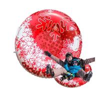 Sghtil Tubi per slittino gonfiabili, tubo da neve gonfiabile per l'inverno | 80 cm Sled dotato di maniglie doppie per giardino parco posteriore cortile